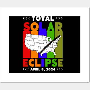 Solar Eclipse 2024 Posters and Art